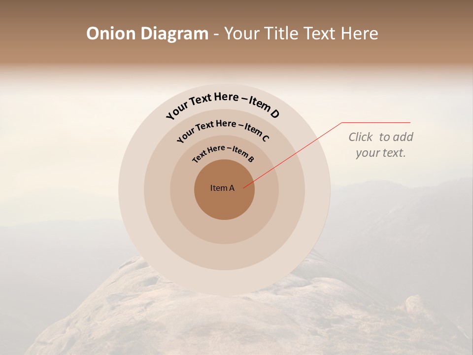 Sky Bicycle Outdoor PowerPoint Template