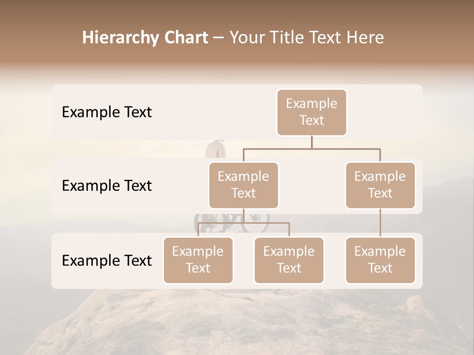 Sky Bicycle Outdoor PowerPoint Template