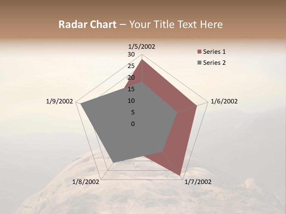 Sky Bicycle Outdoor PowerPoint Template