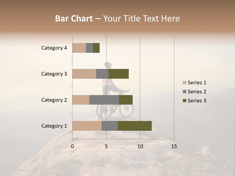 Sky Bicycle Outdoor PowerPoint Template