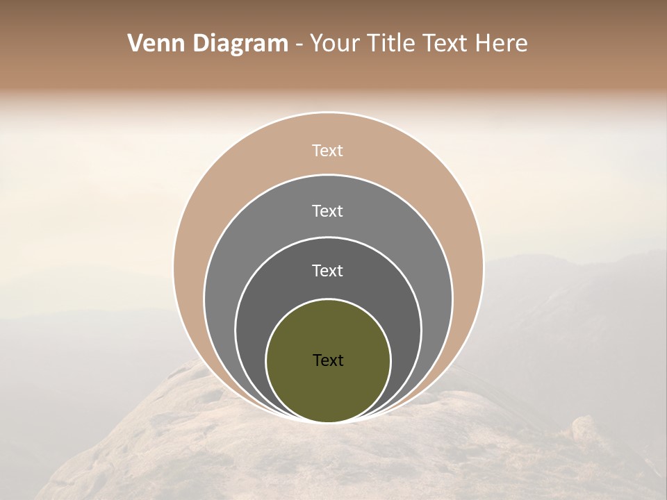 Sky Bicycle Outdoor PowerPoint Template