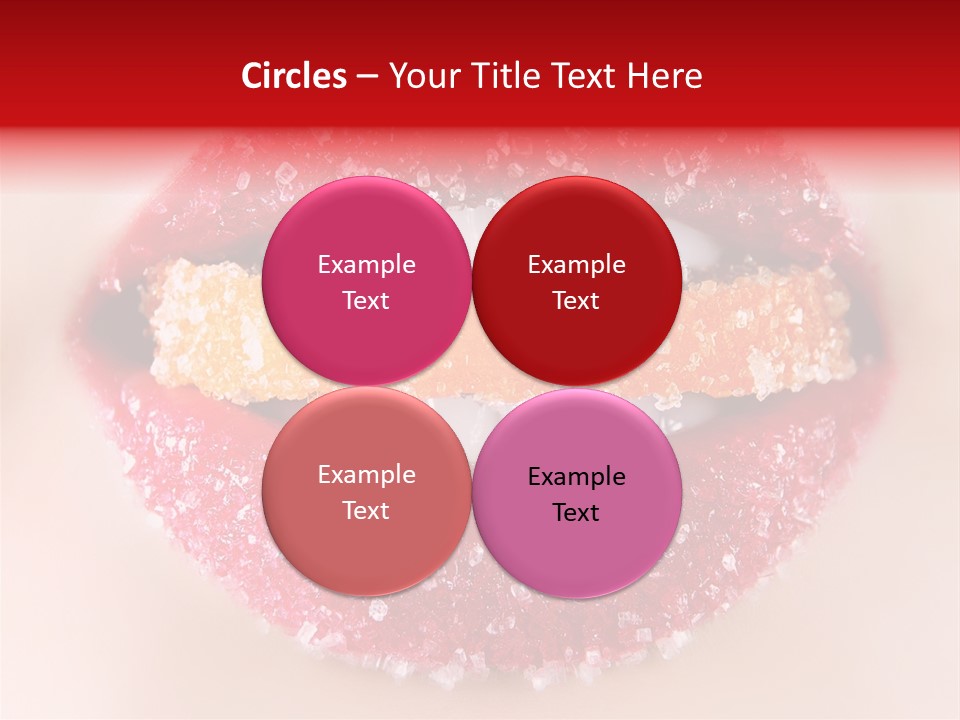 Glamour Food Close PowerPoint Template