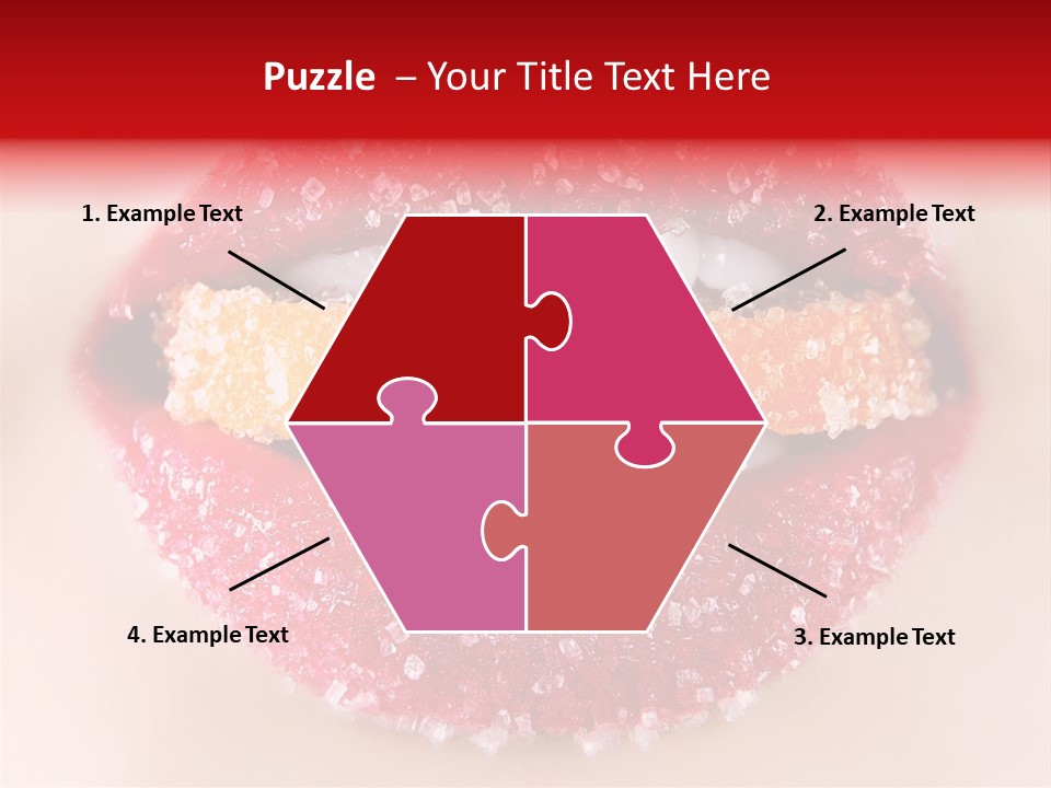 Glamour Food Close PowerPoint Template