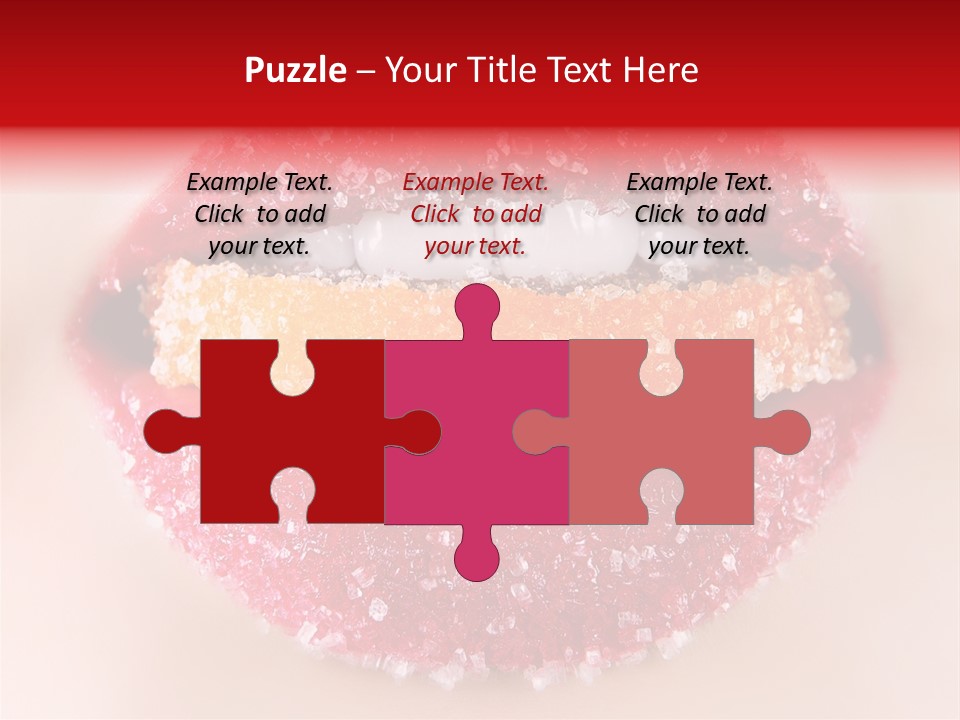 Glamour Food Close PowerPoint Template