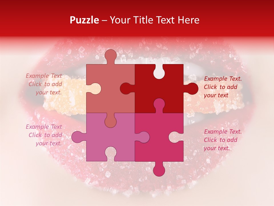 Glamour Food Close PowerPoint Template