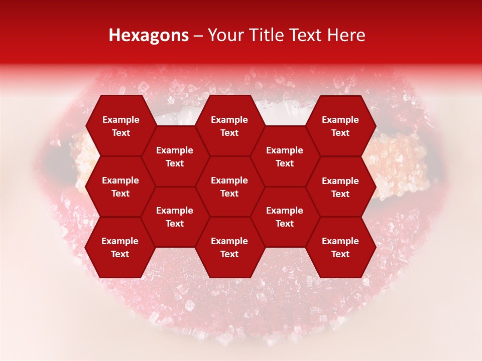 Glamour Food Close PowerPoint Template