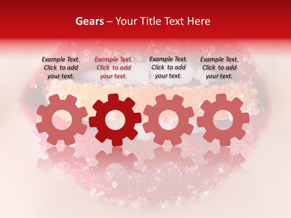 Glamour Food Close PowerPoint Template