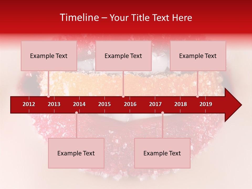 Glamour Food Close PowerPoint Template