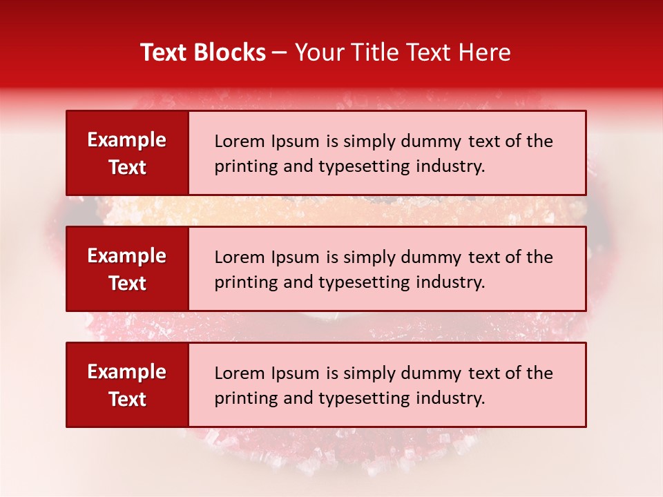 Glamour Food Close PowerPoint Template