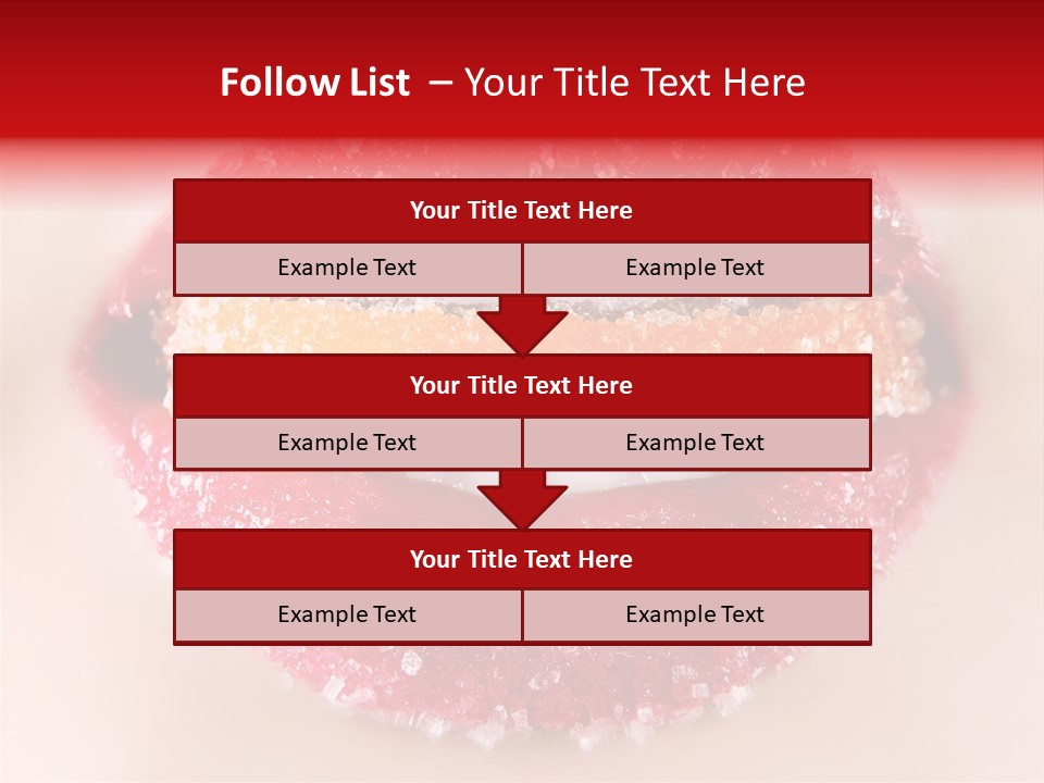 Glamour Food Close PowerPoint Template