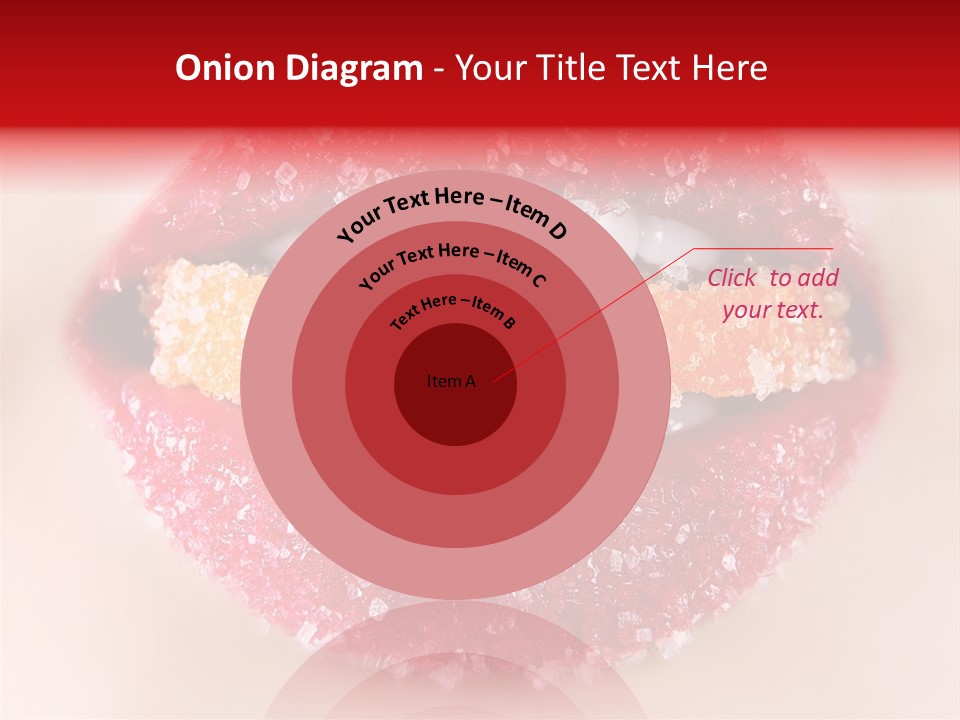 Glamour Food Close PowerPoint Template