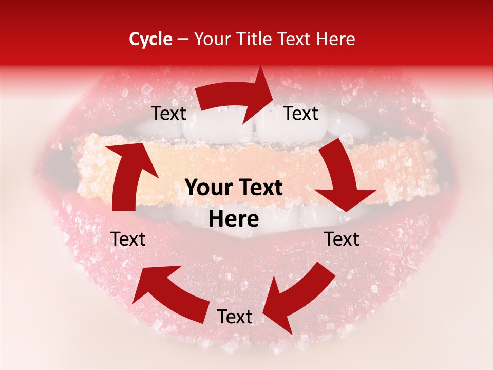 Glamour Food Close PowerPoint Template