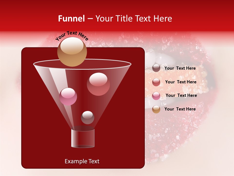 Glamour Food Close PowerPoint Template