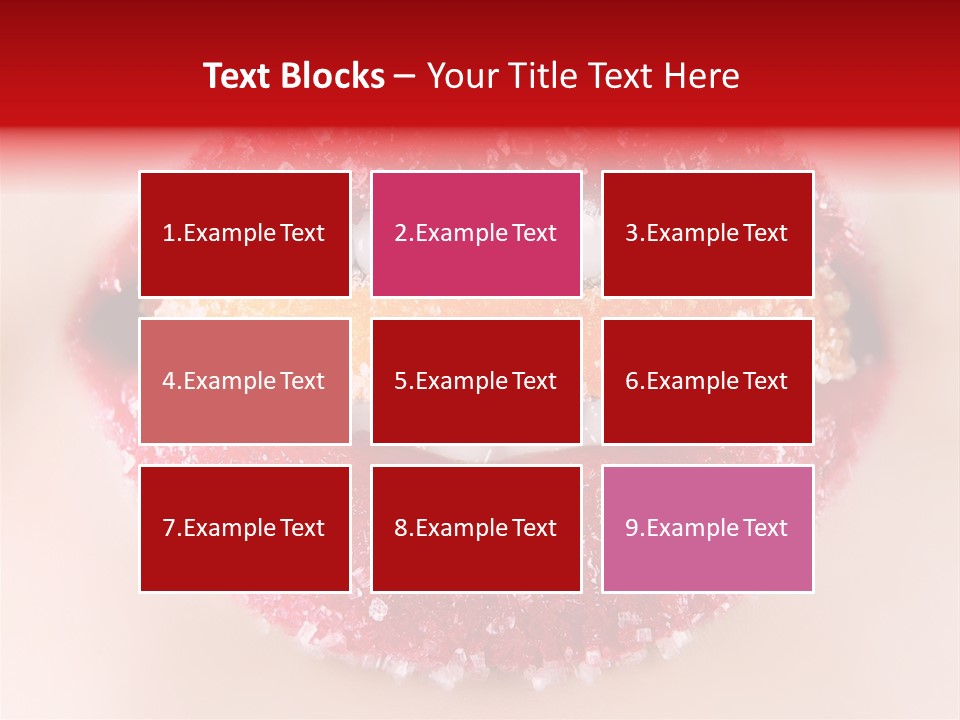 Glamour Food Close PowerPoint Template