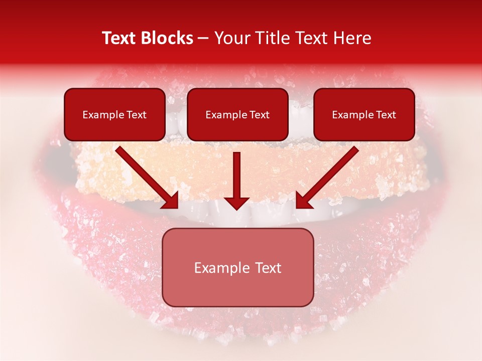 Glamour Food Close PowerPoint Template