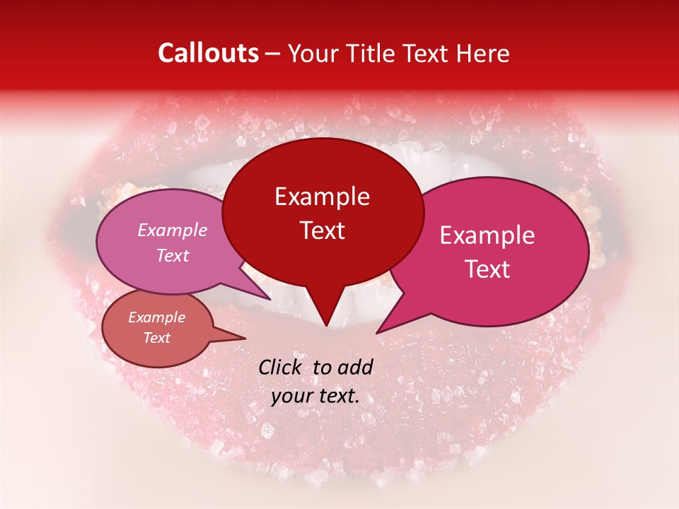 Glamour Food Close PowerPoint Template