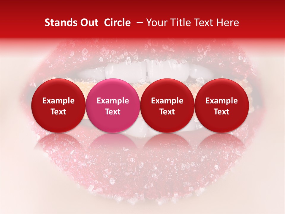 Glamour Food Close PowerPoint Template