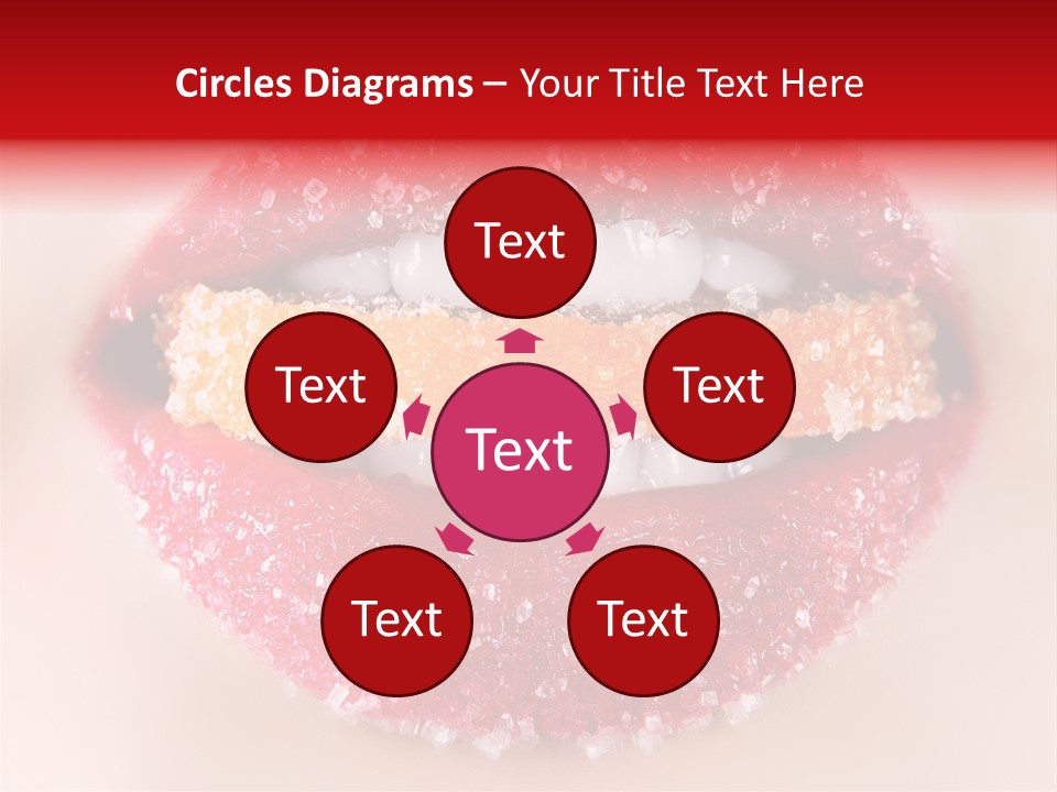 Glamour Food Close PowerPoint Template