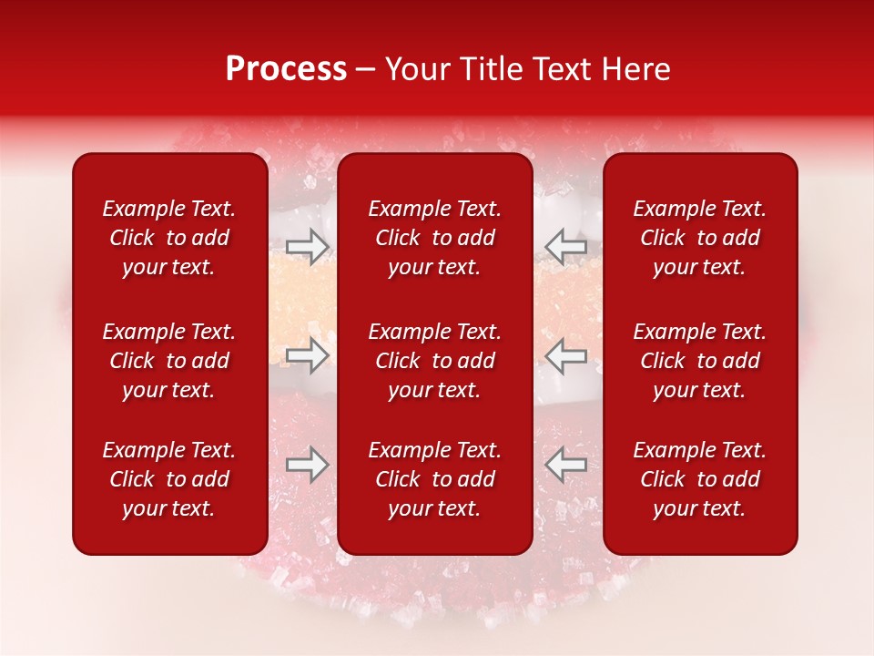 Glamour Food Close PowerPoint Template