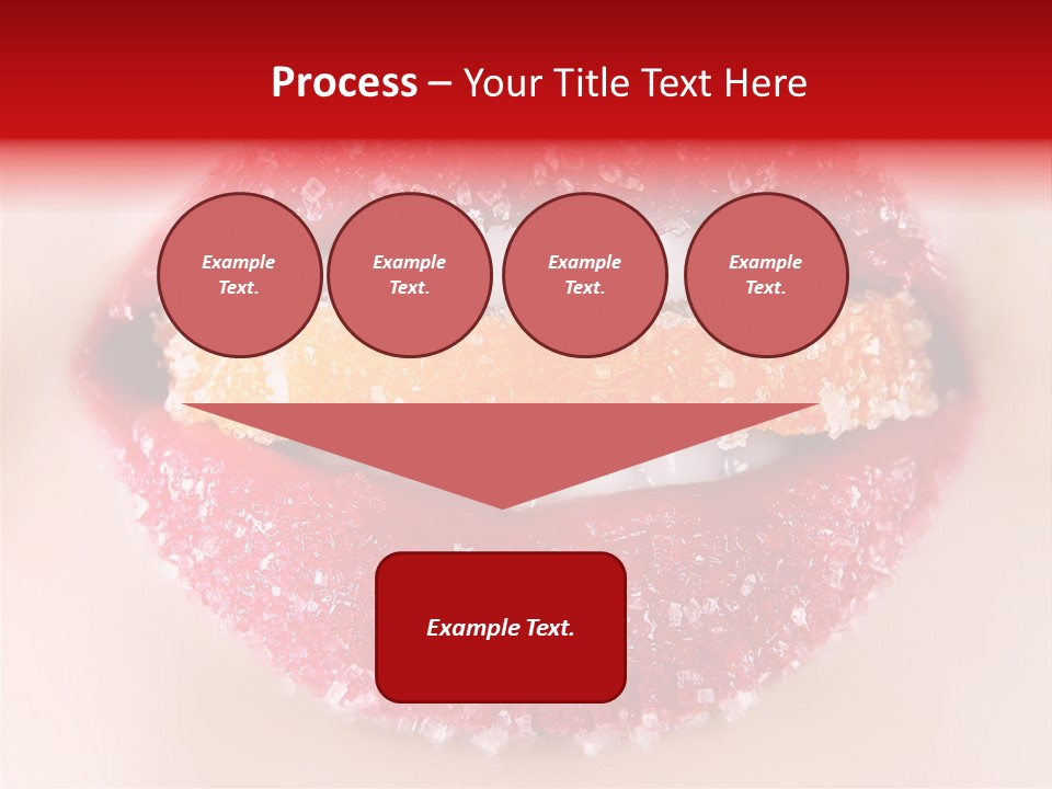 Glamour Food Close PowerPoint Template