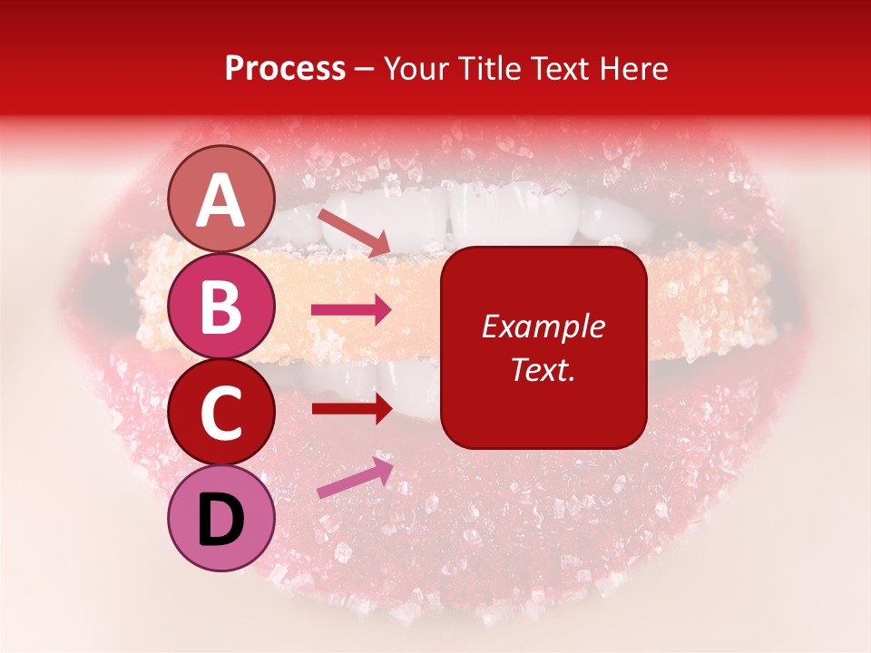 Glamour Food Close PowerPoint Template