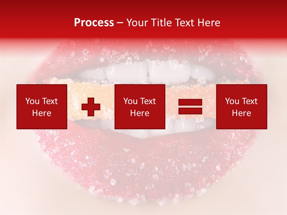 Glamour Food Close PowerPoint Template