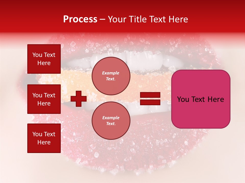 Glamour Food Close PowerPoint Template