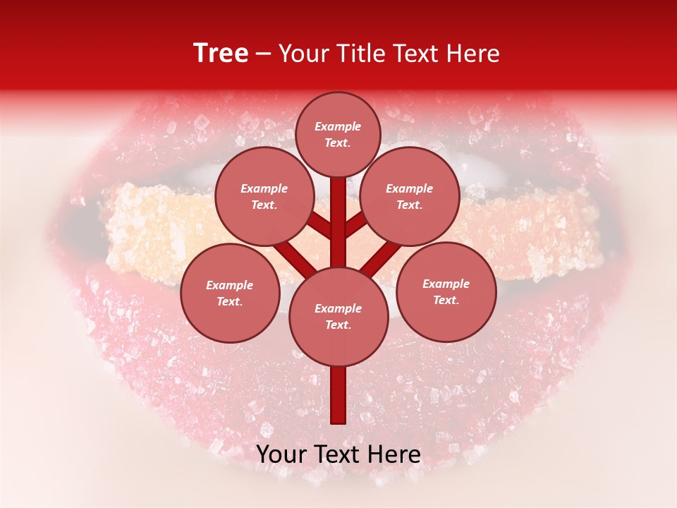 Glamour Food Close PowerPoint Template