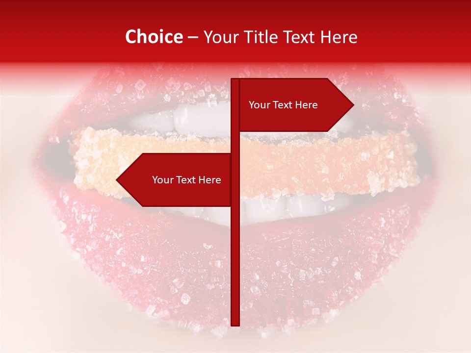 Glamour Food Close PowerPoint Template