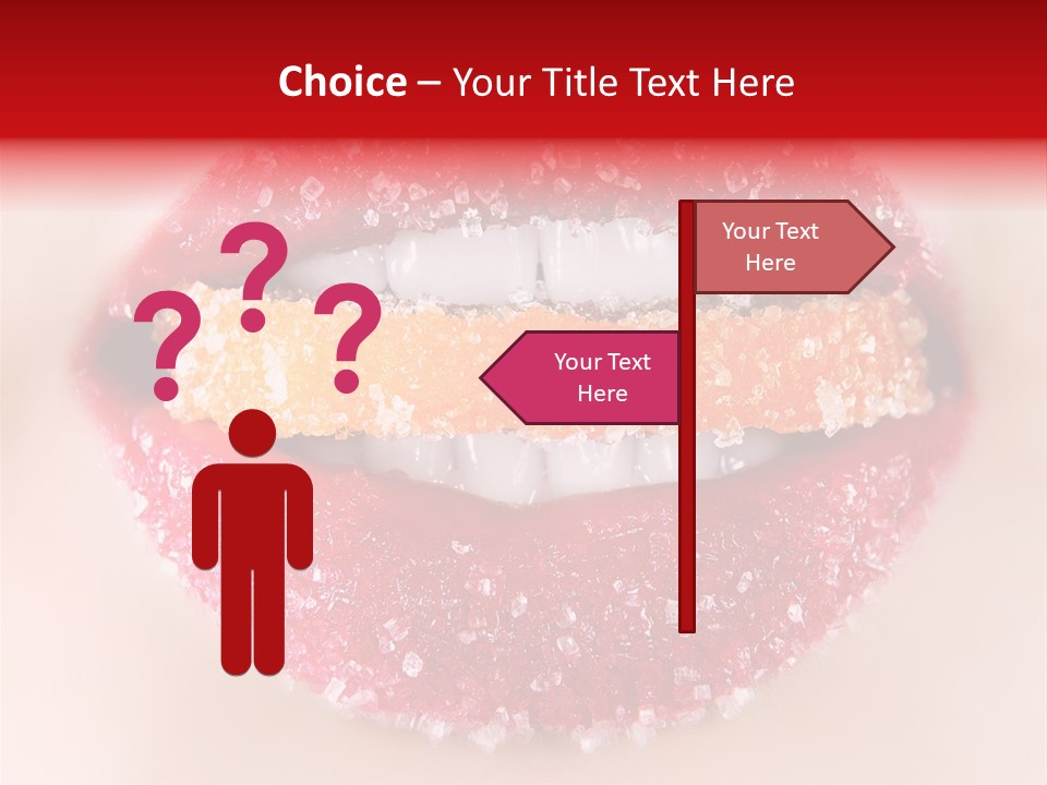 Glamour Food Close PowerPoint Template