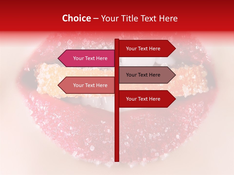 Glamour Food Close PowerPoint Template