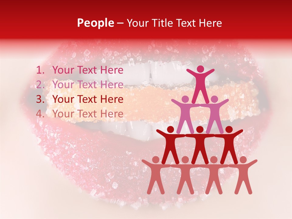 Glamour Food Close PowerPoint Template