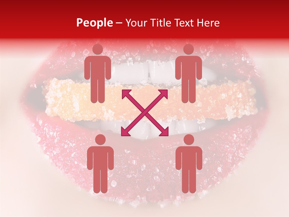 Glamour Food Close PowerPoint Template