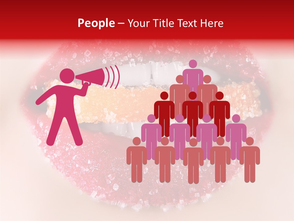 Glamour Food Close PowerPoint Template