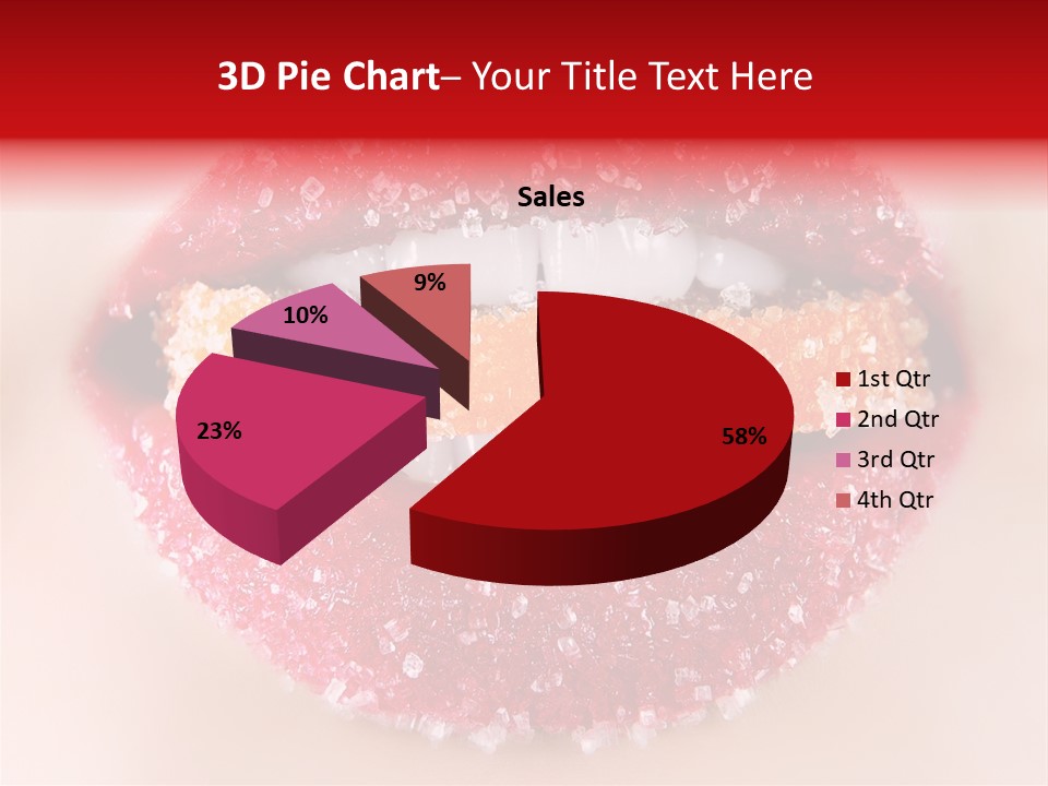 Glamour Food Close PowerPoint Template
