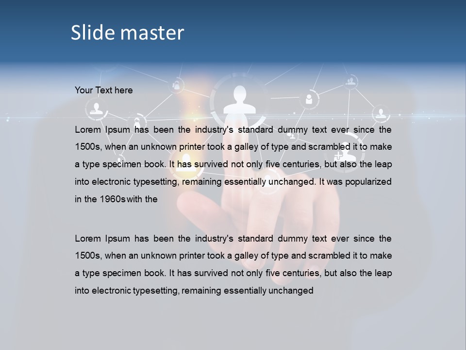 Friend App News PowerPoint Template