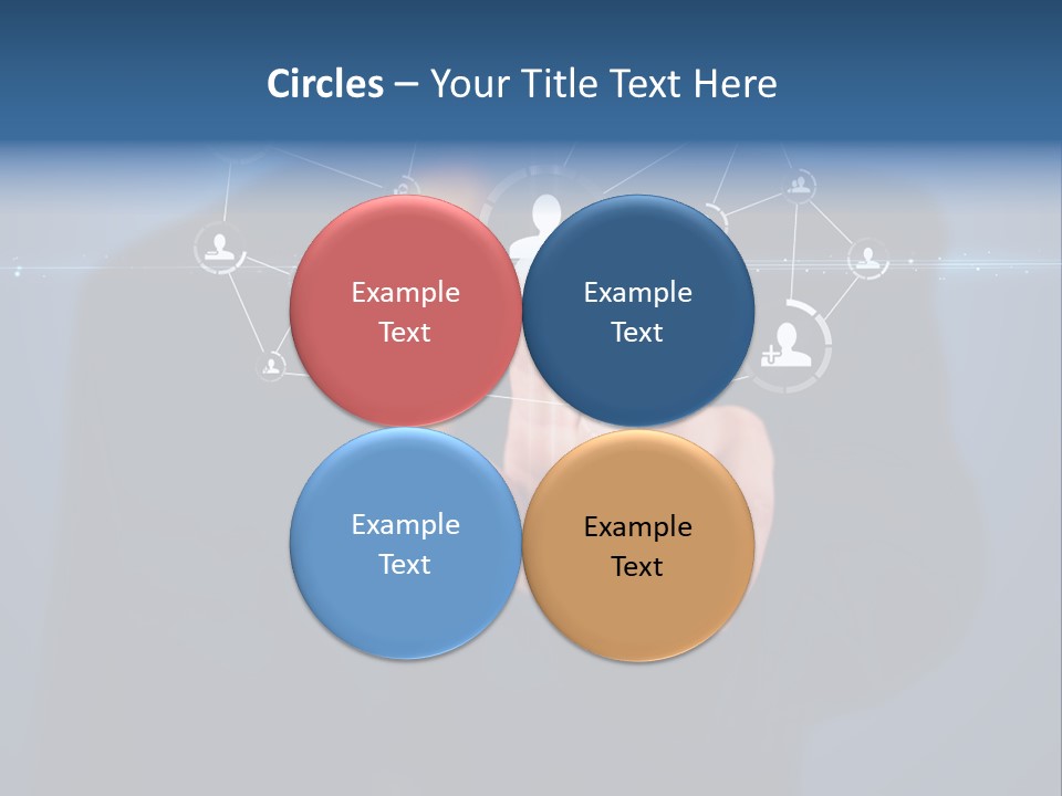 Friend App News PowerPoint Template