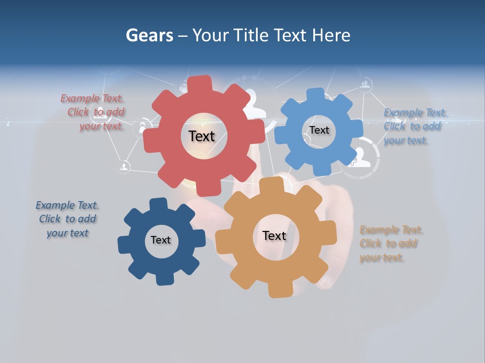 Friend App News PowerPoint Template