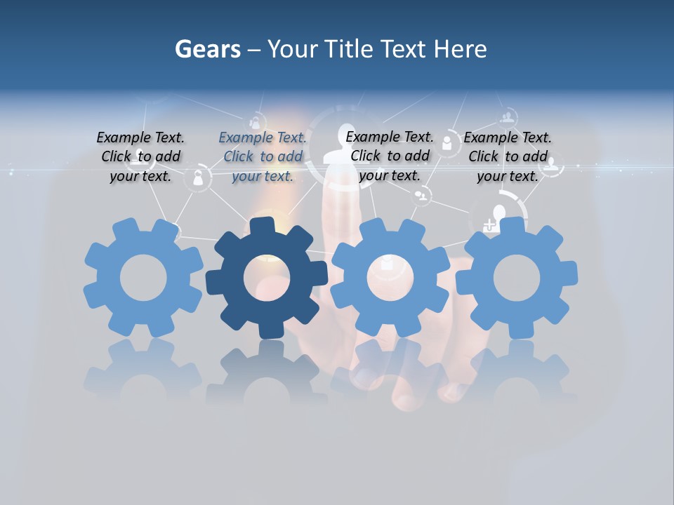 Friend App News PowerPoint Template