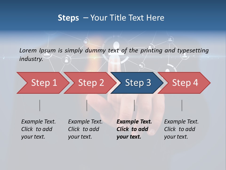 Friend App News PowerPoint Template