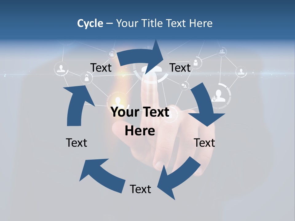 Friend App News PowerPoint Template