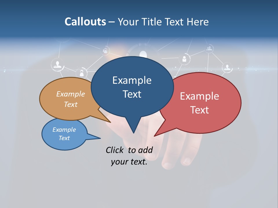 Friend App News PowerPoint Template
