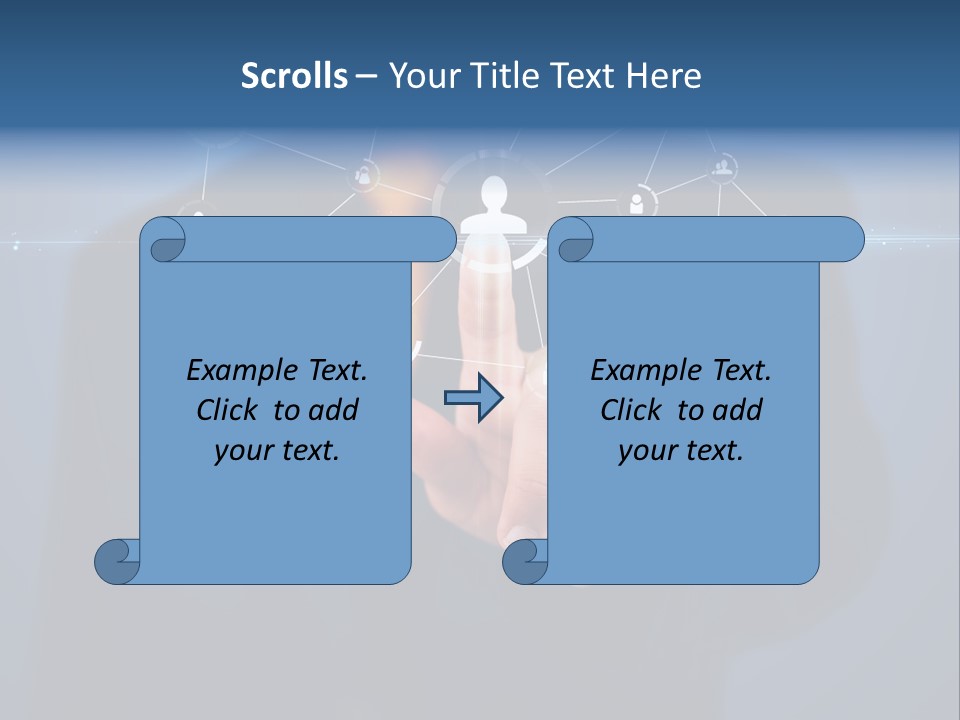 Friend App News PowerPoint Template