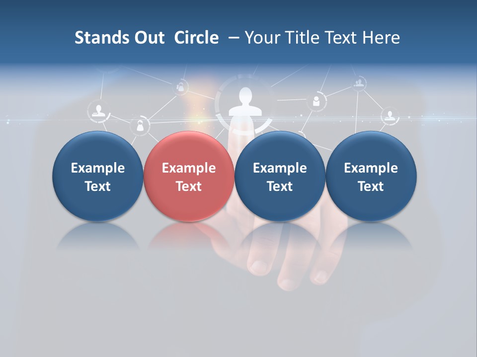 Friend App News PowerPoint Template