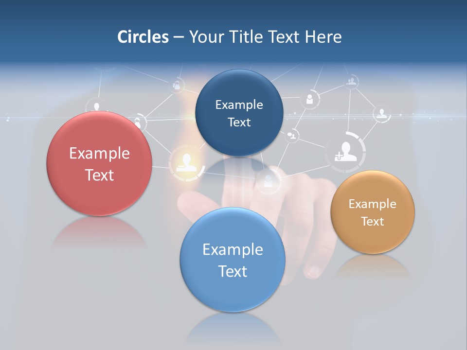 Friend App News PowerPoint Template