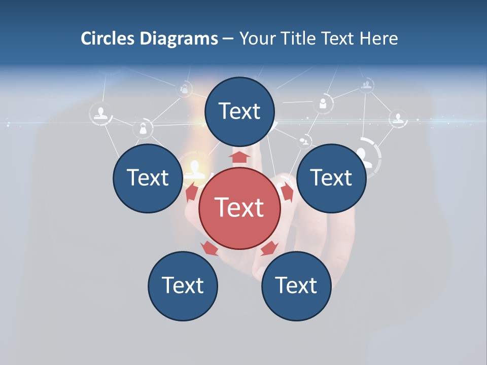 Friend App News PowerPoint Template