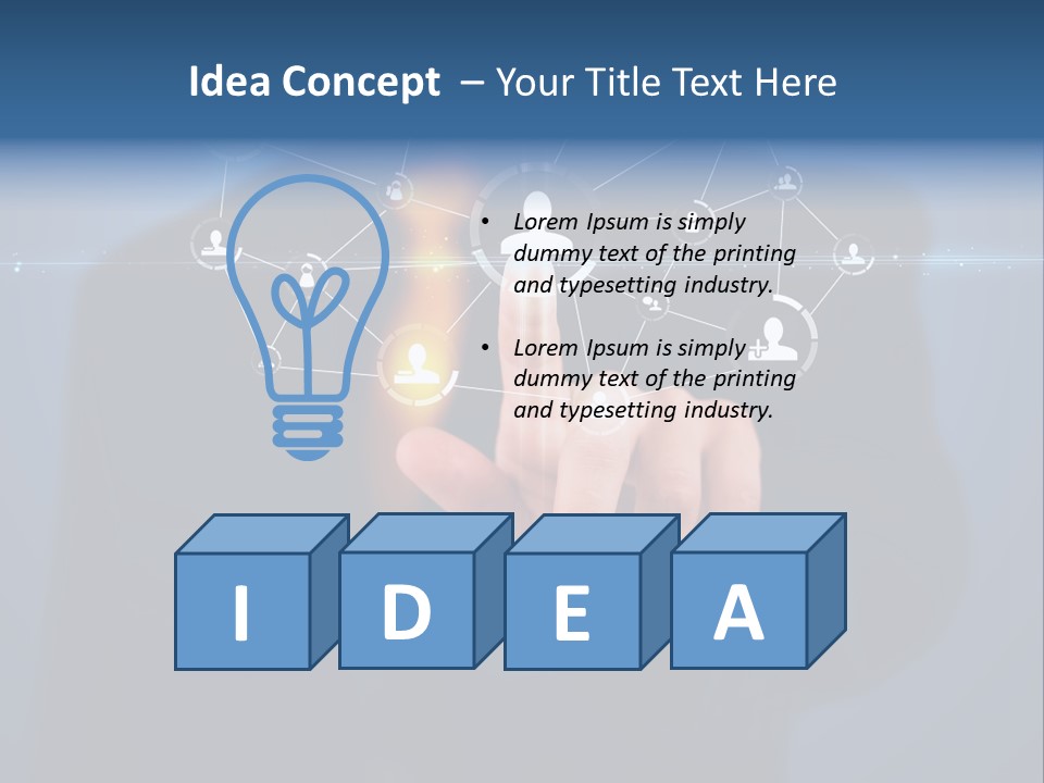 Friend App News PowerPoint Template
