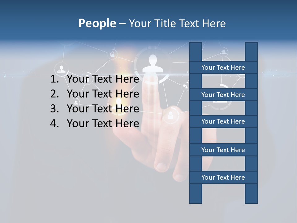 Friend App News PowerPoint Template