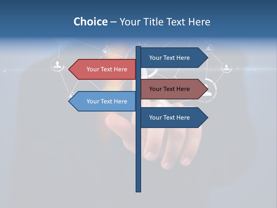 Friend App News PowerPoint Template