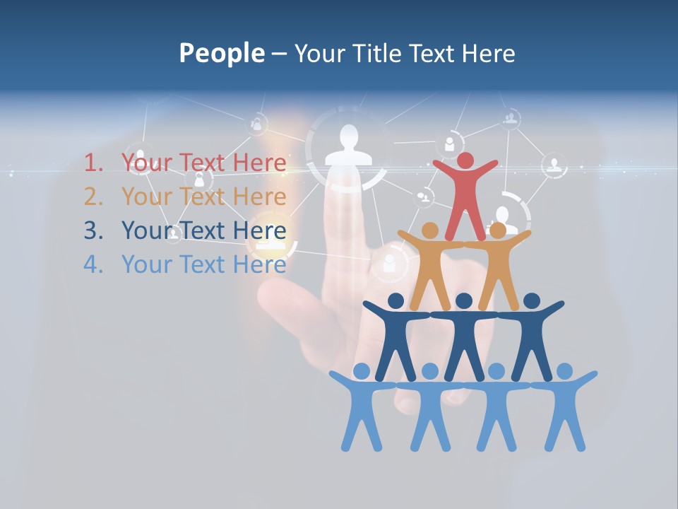 Friend App News PowerPoint Template